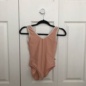 Peach Yumiko leotard